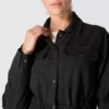 Abrigo de lona transpirable Tencel para mujer