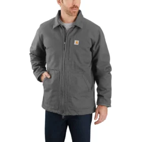 Abrigo Ridge de hombre de Washed Duck con forro de sherpa