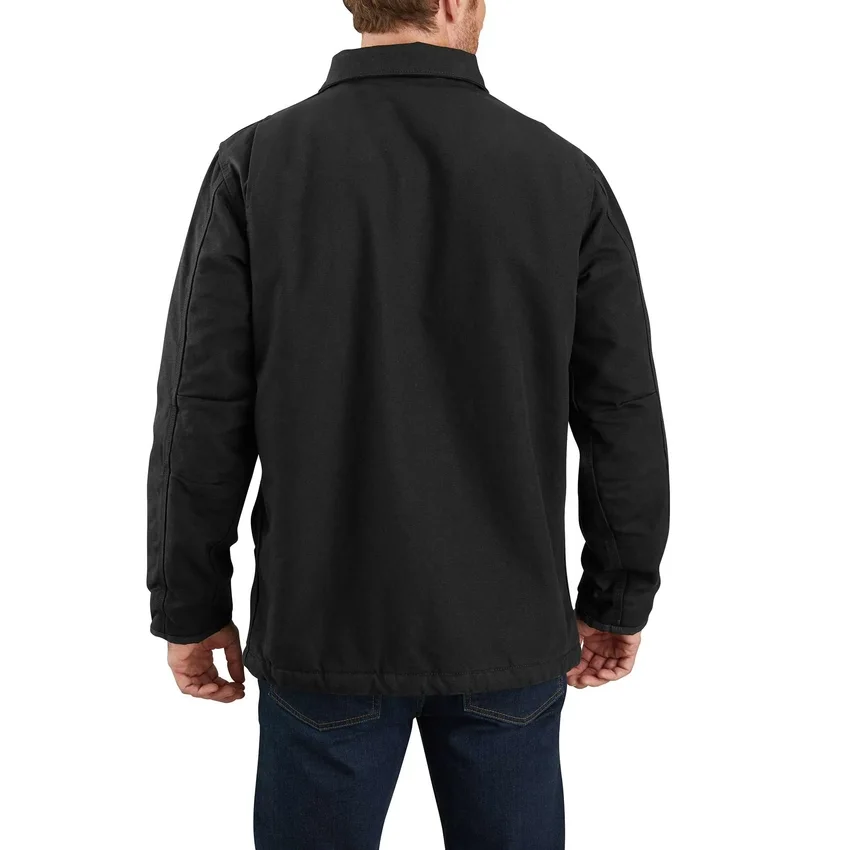 Abrigo Ridge de hombre de Washed Duck con forro de sherpa