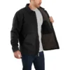 Abrigo Ridge de hombre de Washed Duck con forro de sherpa