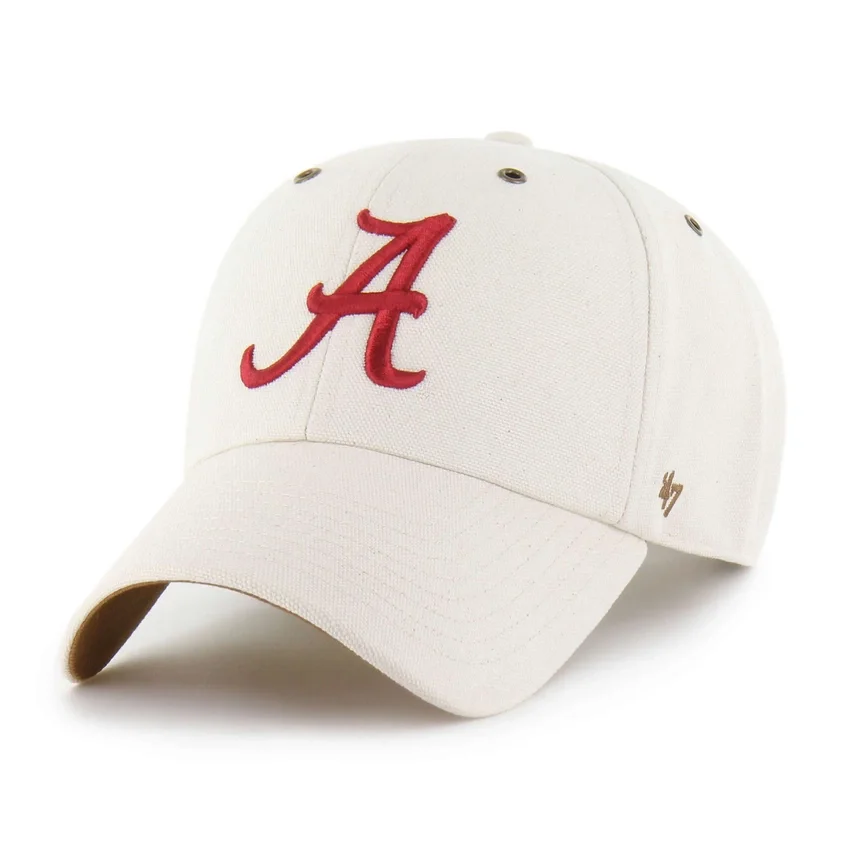 Alabama Crimson Tide '47, sin teñir, Gorras Clean Up