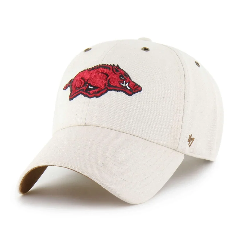 Arkansas Razorbacks '47, sin teñir, Gorras Clean Up