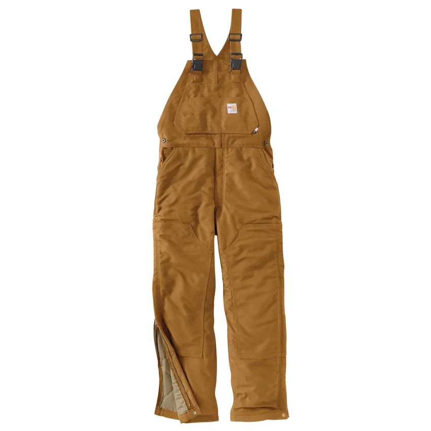 Bib Overall de lona de algodón de corte holgado para hombre Fr - Mono ignífugo