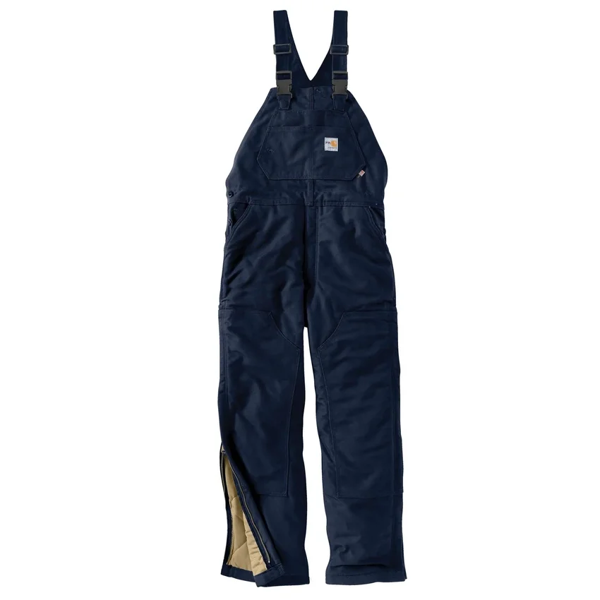Bib Overall de lona de algodón de corte holgado para hombre Fr - Mono ignífugo
