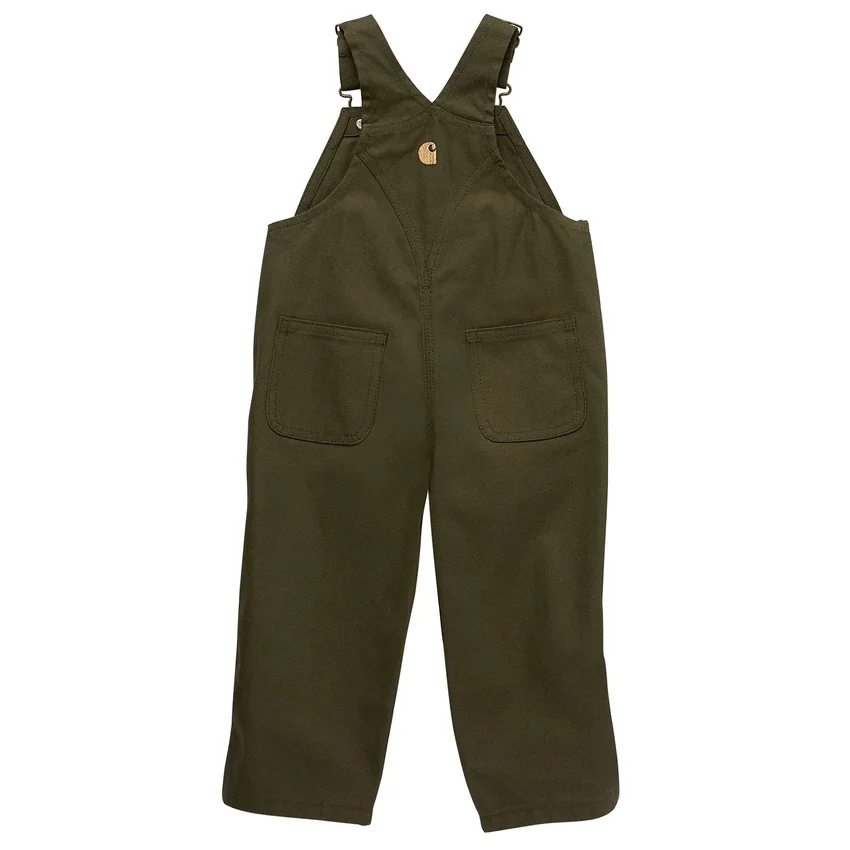 Bib Overall de lona de corte holgado para niños (bebés/niños pequeños)