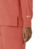 Blusa médica de manguitos largos con cuello redondo Force Cross-Flex para mujer