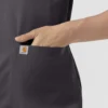 Blusa médica de punto con cuello redondo Force Cross-Flex para mujer