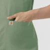 Blusa médica de punto con cuello redondo Force Cross-Flex para mujer