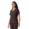Blusa médica Force Cross-Flex con paneles de punto para mujer