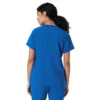 Blusa médica Force Cross-Flex de cuello redondo para mujer