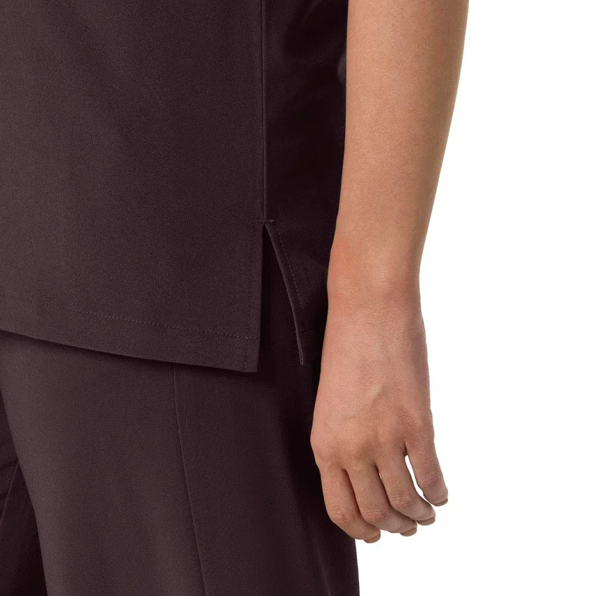 Blusa médica Force Cross-Flex de cuello redondo para mujer