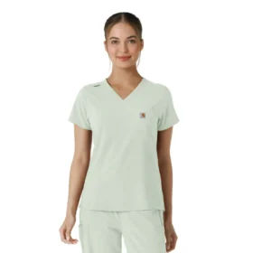 Blusa médica Force Cross-Flex para mujer, para meter por dentro