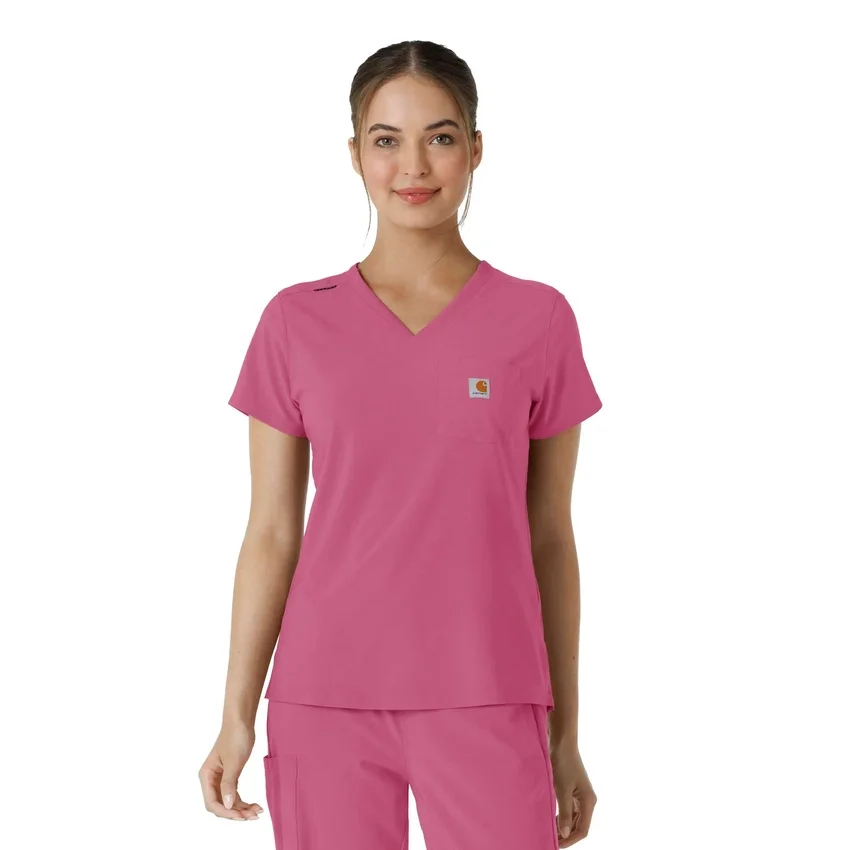 Blusa médica Force Cross-Flex para mujer, para meter por dentro