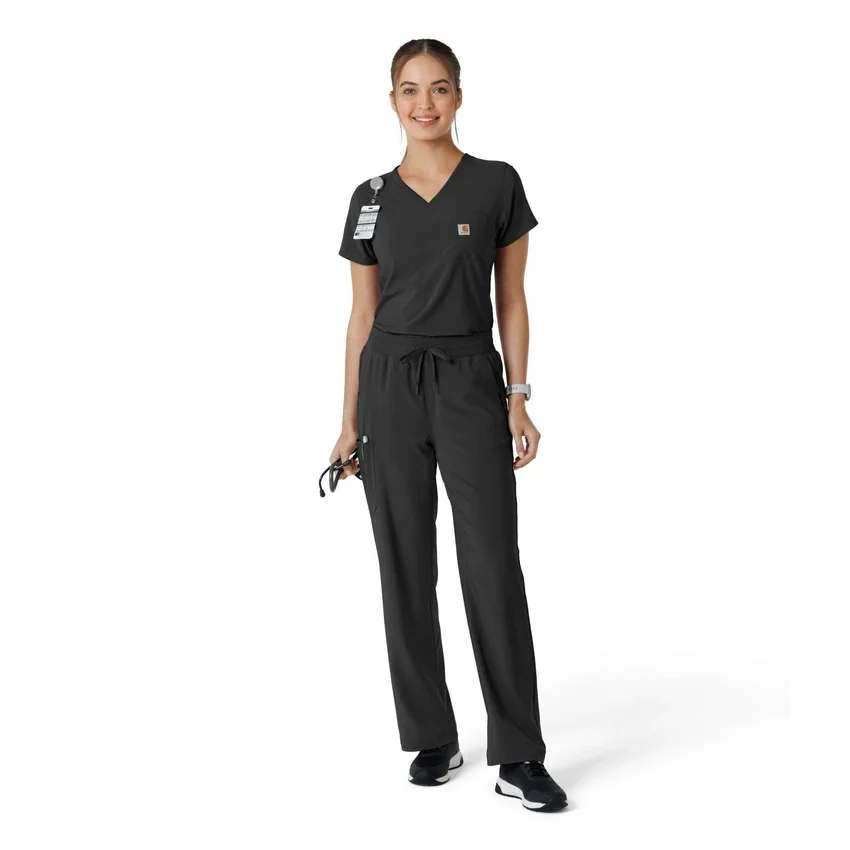 Blusa médica Force Cross-Flex para mujer, para meter por dentro