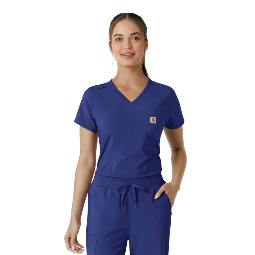 Blusa médica Force Cross-Flex para mujer, para meter por dentro