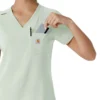 Blusa médica Force Cross-Flex para mujer, para meter por dentro