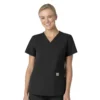 Blusa médica Force Essentials con cuello en V para mujer