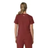 Blusa médica para mujer Force Cross-Flex con cuello en V y paneles elásticos en la parte de arriba