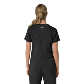 Blusa médica para mujer Force Cross-Flex con cuello en V y paneles elásticos en la parte de arriba