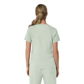 Blusa médica para mujer Force Cross-Flex con cuello en V y paneles elásticos en la parte de arriba