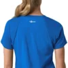 Blusa médica para mujer Force Cross-Flex con cuello en V y paneles elásticos en la parte de arriba