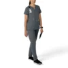 Blusa médica tipo túnica con cuello en V «Force Essentials» para mujer
