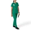 Blusa médica tipo túnica con cuello en V «Force Essentials» para mujer