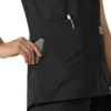 Blusa médica tipo túnica con cuello en V «Force Essentials» para mujer