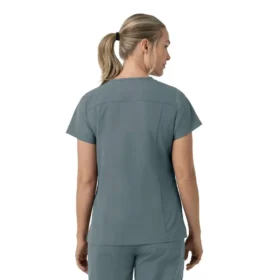 Blusa quirúrgica de cuello en V Rugged Flex Fld para mujer