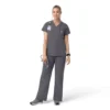 Blusa quirúrgica de cuello en V Rugged Flex Fld para mujer