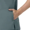 Blusa quirúrgica de cuello en V Rugged Flex Fld para mujer
