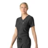 Blusa quirúrgica estampada para mujer, para meter por dentro