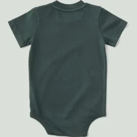 Body con manguitos cortos y bolsillo para niño (bebé)