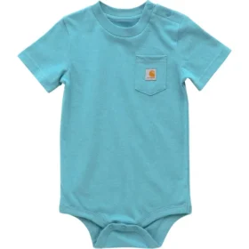 Body con manguitos cortos y bolsillo para niños (bebé)