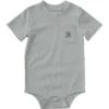 Body con manguitos cortos y bolsillo para niños (bebé)