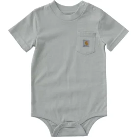 Body con manguitos cortos y bolsillo para niños (bebé)