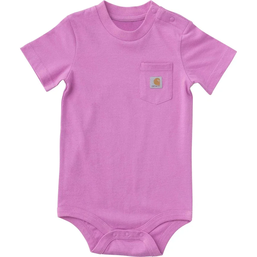 Body con manguitos cortos y bolsillo para niños (bebé)