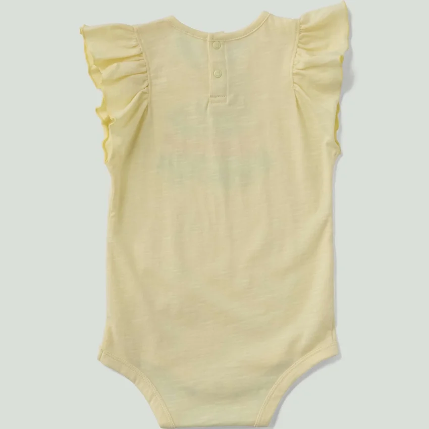 Body «Veggie» con manguitos cortos para niña (bebé)