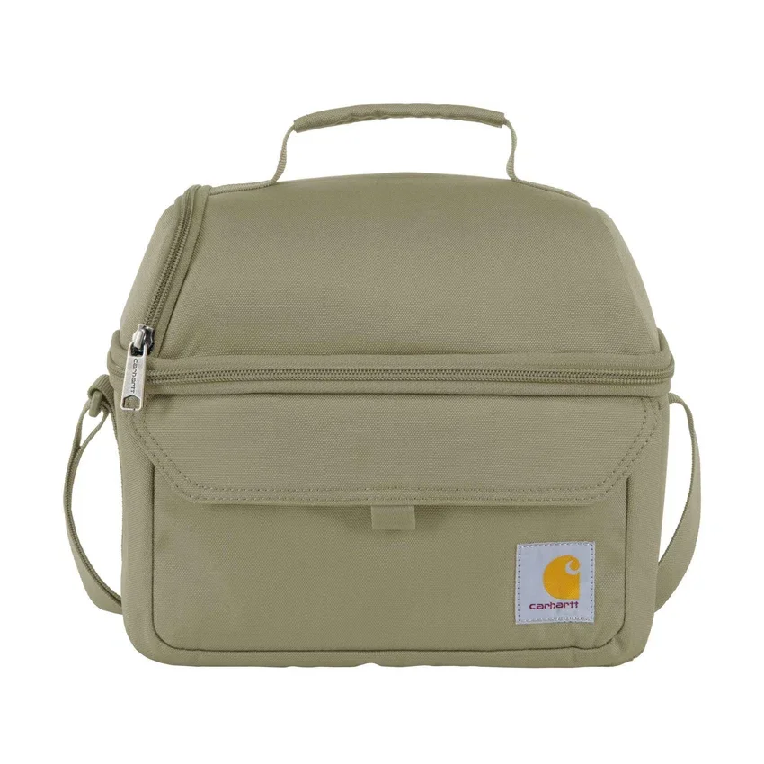 Bolsa térmica para el almuerzo con dos compartimentos y capacidad para 12 latas