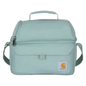 Bolsa térmica para el almuerzo con dos compartimentos y capacidad para 12 latas