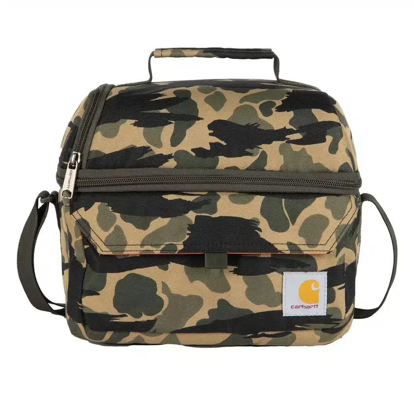 Bolsa térmica para el almuerzo con dos compartimentos y capacidad para 12 latas