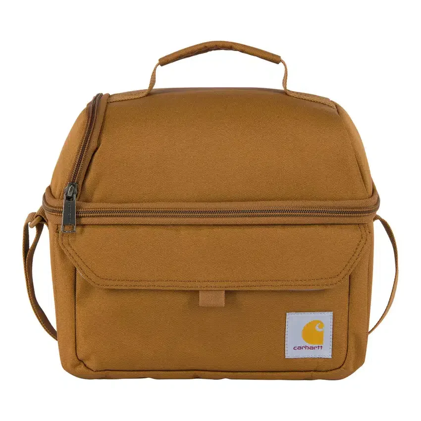 Bolsa térmica para el almuerzo con dos compartimentos y capacidad para 12 latas
