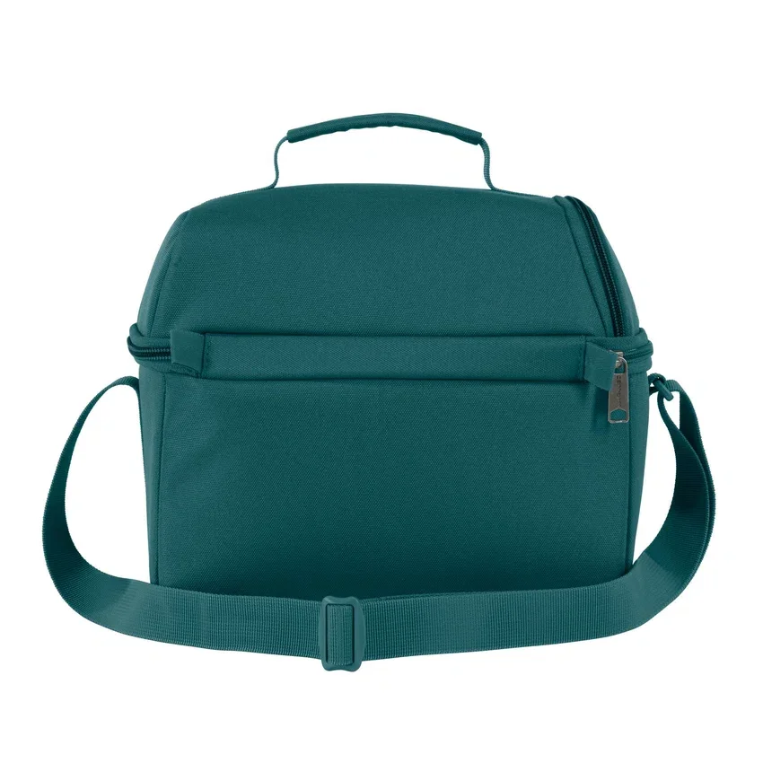 Bolsa térmica para el almuerzo con dos compartimentos y capacidad para 12 latas