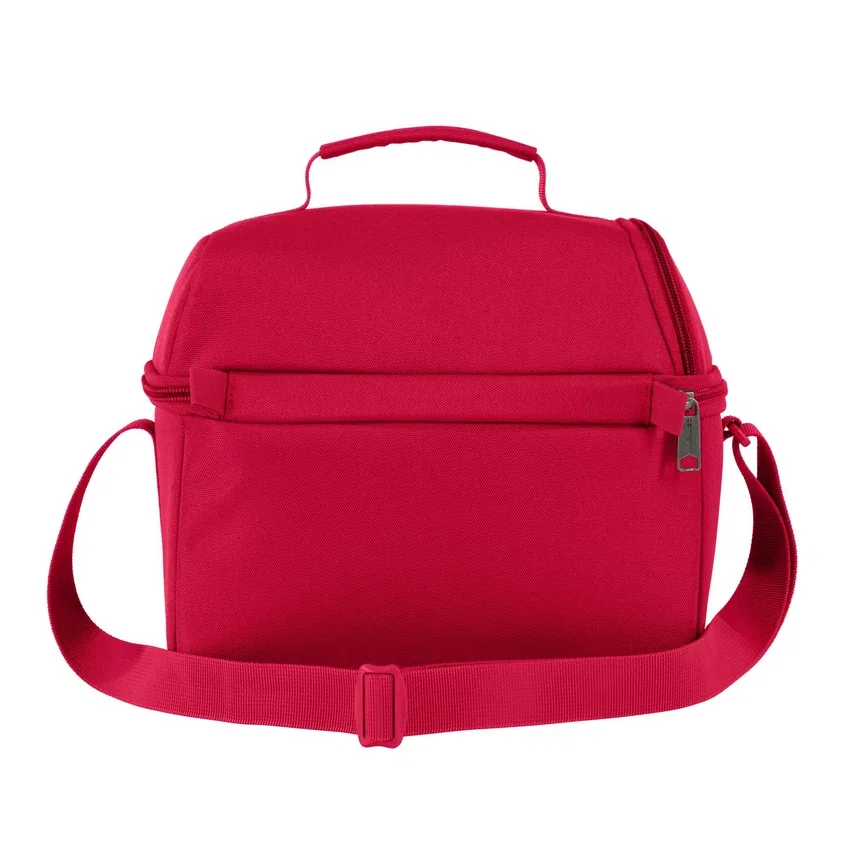Bolsa térmica para el almuerzo con dos compartimentos y capacidad para 12 latas