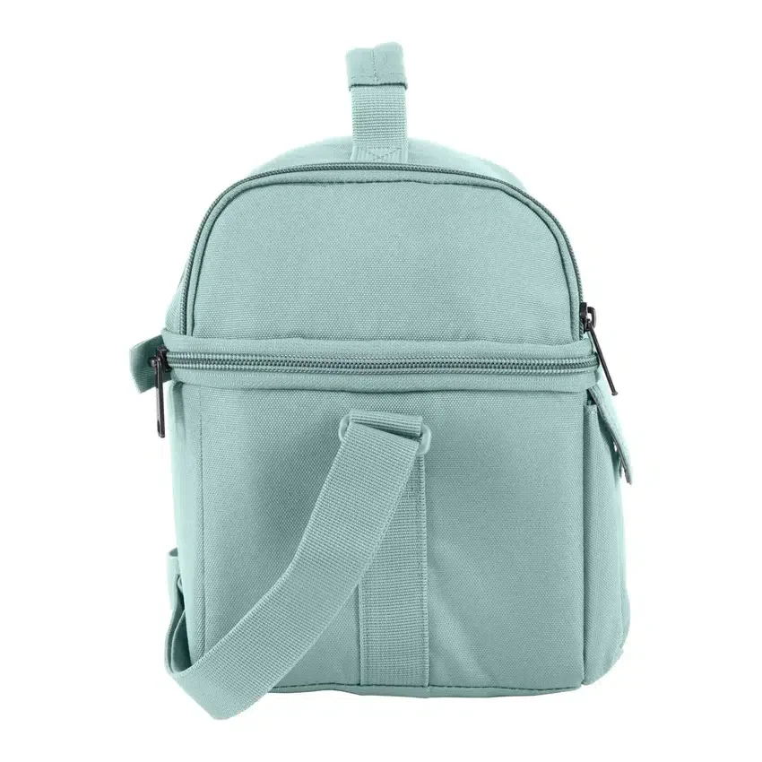 Bolsa térmica para el almuerzo con dos compartimentos y capacidad para 12 latas