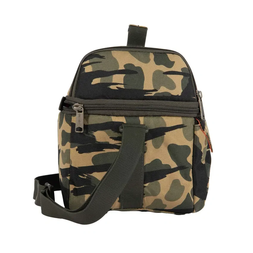 Bolsa térmica para el almuerzo con dos compartimentos y capacidad para 12 latas