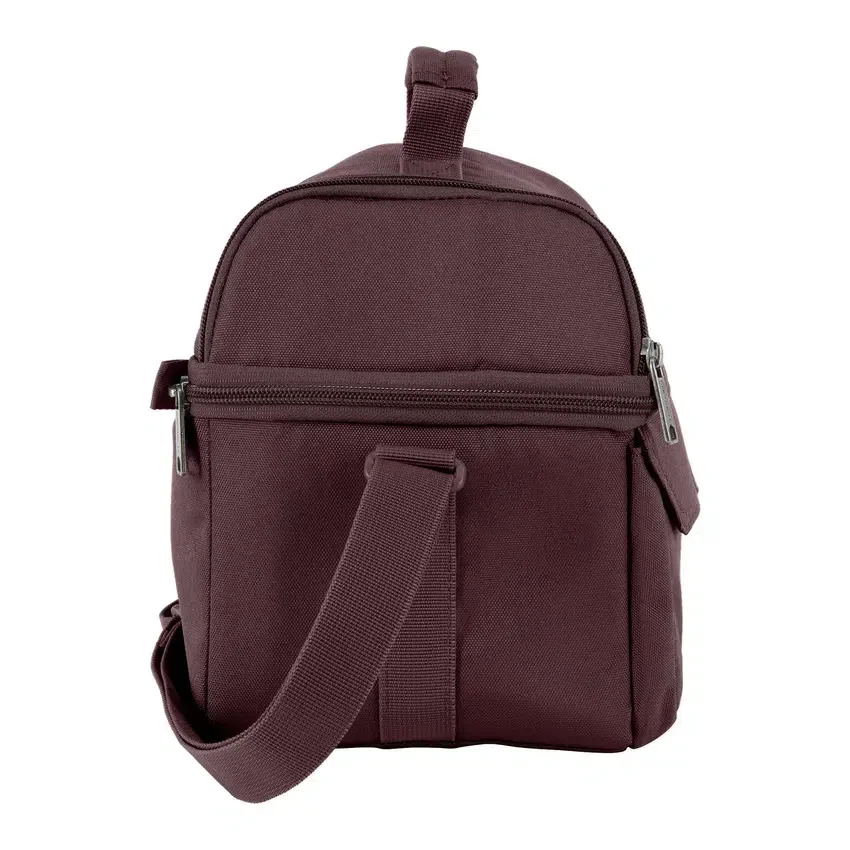 Bolsa térmica para el almuerzo con dos compartimentos y capacidad para 12 latas
