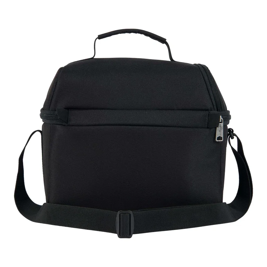 Bolsa térmica para el almuerzo con dos compartimentos y capacidad para 12 latas