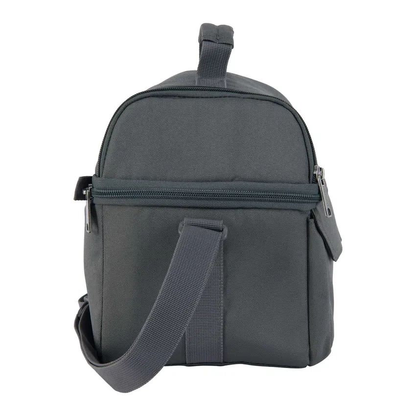 Bolsa térmica para el almuerzo con dos compartimentos y capacidad para 12 latas