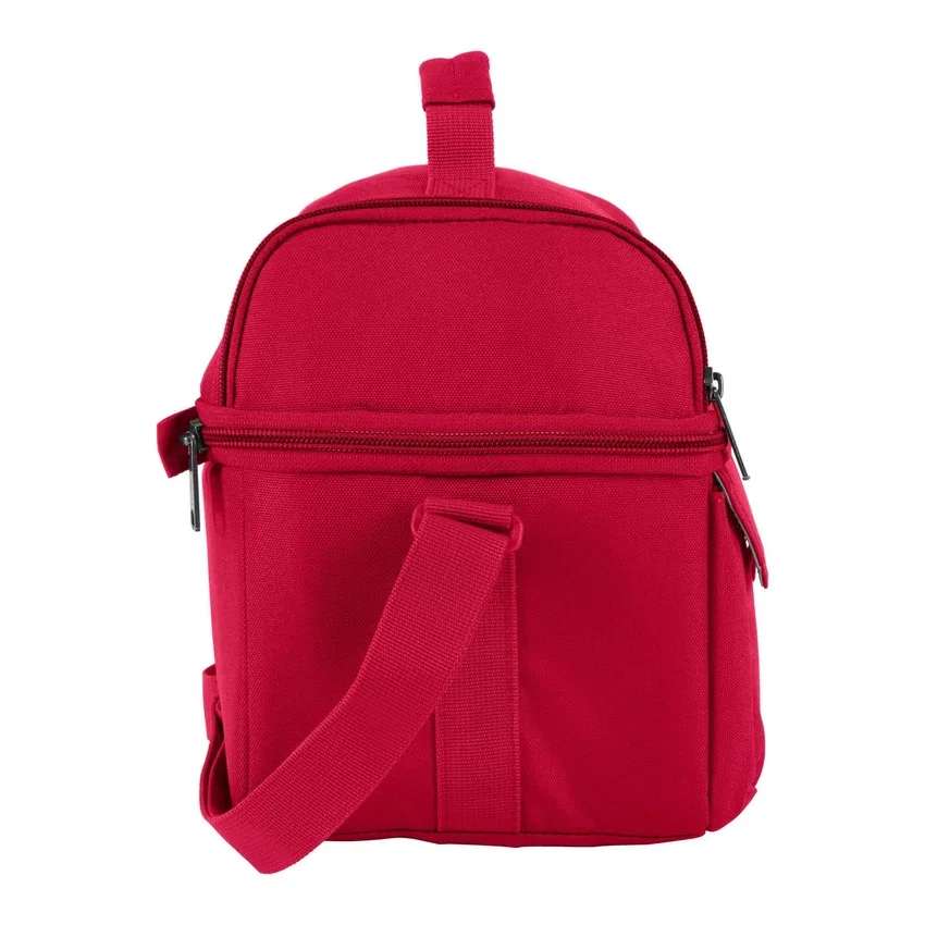 Bolsa térmica para el almuerzo con dos compartimentos y capacidad para 12 latas